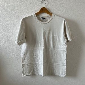 STUSSY CREAM TEE